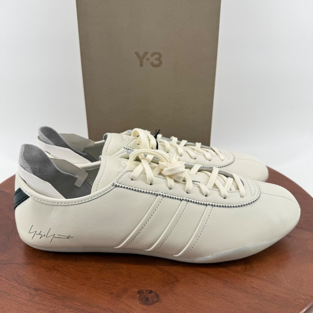 Adidas x Yohi Yamamoto Y-3 Tokyo Sneaker Off White Leather KI0882 Men 11 Wmn 12